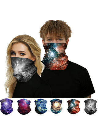 Women/Men Neck Gaiter Mask, Soft Breathable Cotton UV Protection