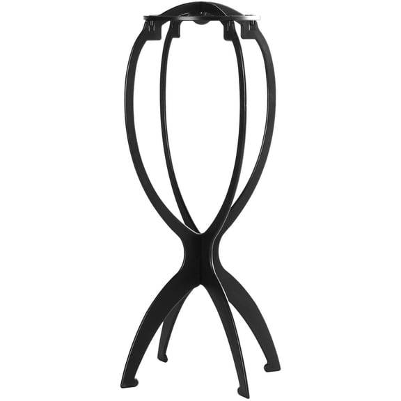 Amerteer Black Short Wig Stands,Durable Portable Detachable Wig Dryer For Wigs,14.2 Inches,Travel Wig Stands, Hot Pink,Portable Wig Display Tool for All Wigs and Hats