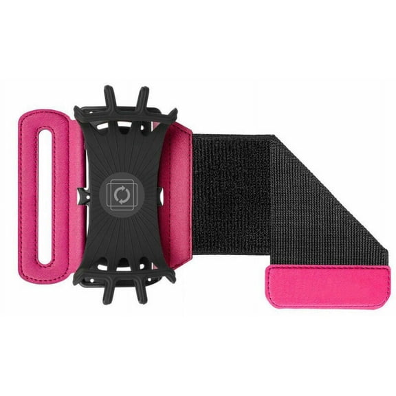 Amerteer Cell Phone Sports WristBand 180° Rotating Holder Cover For Running Jogging Gym