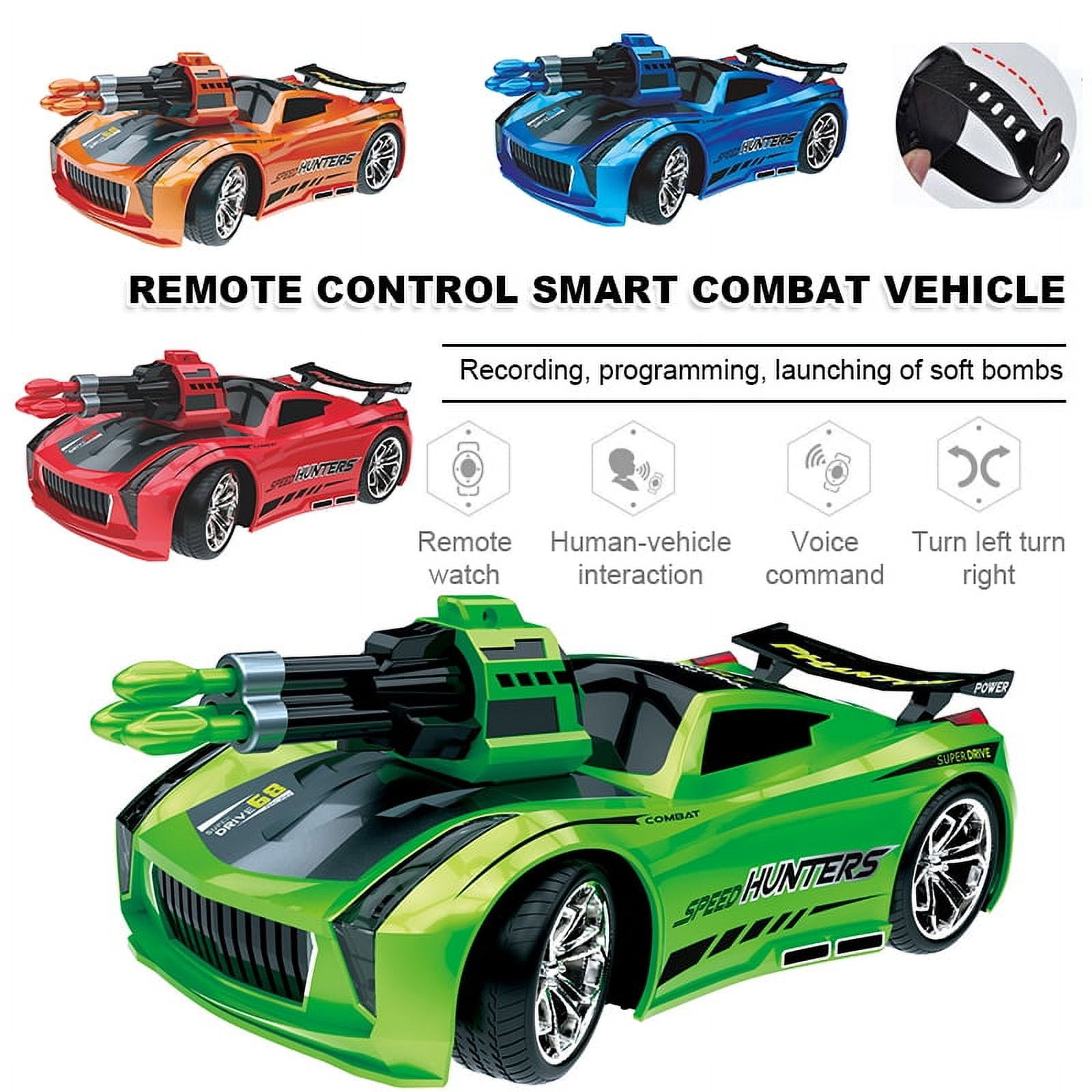 AmerteerSmart Voice Control Race Car, 2.4GHz Fast Stunt Racing Toy with ...