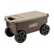Ames 1123047100 Lawn Buddy Painter's Storage Cart, Flip Up Lid/Seat - Quantity 1