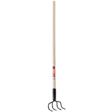 Ames 1884700 Cultivator with Lacquered Handle, 4 Tine