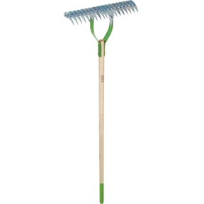 Ames 2915100 5.13" X 14.25" X 61.5" Adjustable Thatch Rake