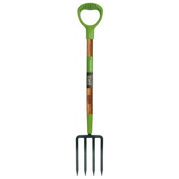 Ames 2916400 45.5" X 6.625" X 2.5" Forged Spading Fork With 4 Tines