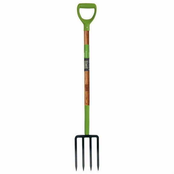 The AMES 2826200 Ames 4-Tine Forged Spading Fork