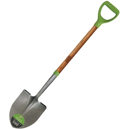 Round Point Shovel With Ergo D-grip Ash Handle