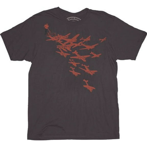 Ames Bros Man-Bot Vintage Graphic Green Juniors T-shirt