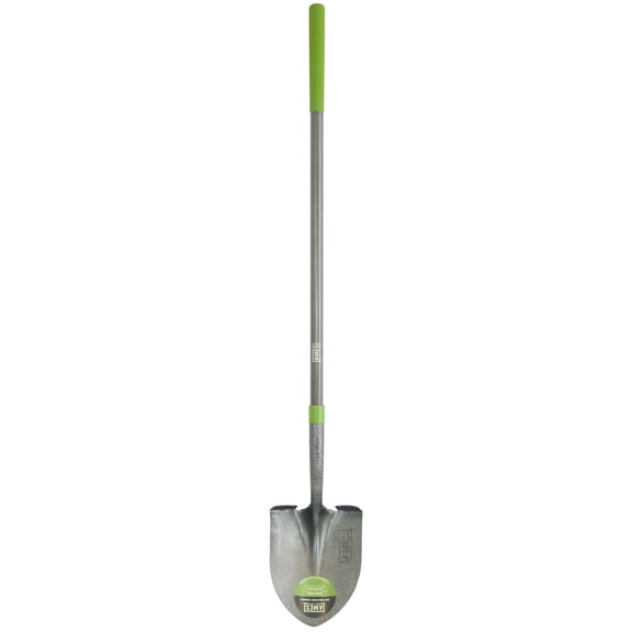 Ames Long Handle Round Point Shovel, Fiberglass Handle - 25332100
