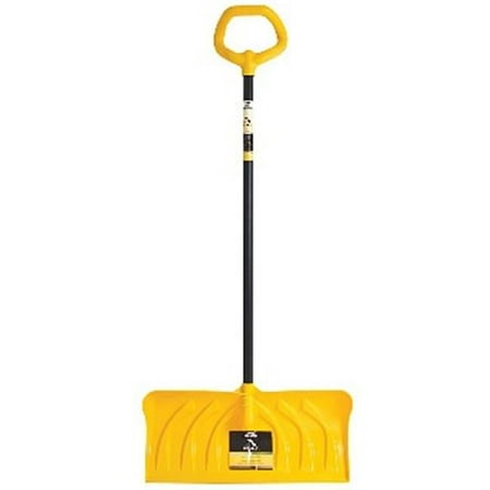 Ames True Temper 1635000 Snow Shovels, 24'' Poly-Pusher, 11 x 24 Inch Blade