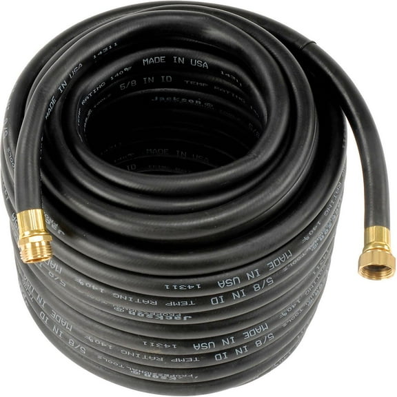 Jackson Professional Tools 5/8" X 100' Rubber Commercial Garden Hose