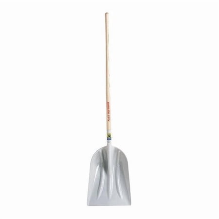 True Temper No. 10 Grain Scoop, Plastic Blade, 48 in L, Wood Handle 1680100GR