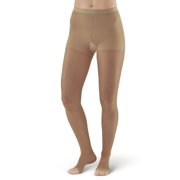 Ames Walker AW Style 15OT Sheer Support 15-20 mmHg Moderate Compression Open Toe Pantyhose Beige Medium
