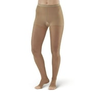 Ames Walker AW Style 15OT Sheer Support 15-20 mmHg Moderate Compression Open Toe Pantyhose Beige Medium
