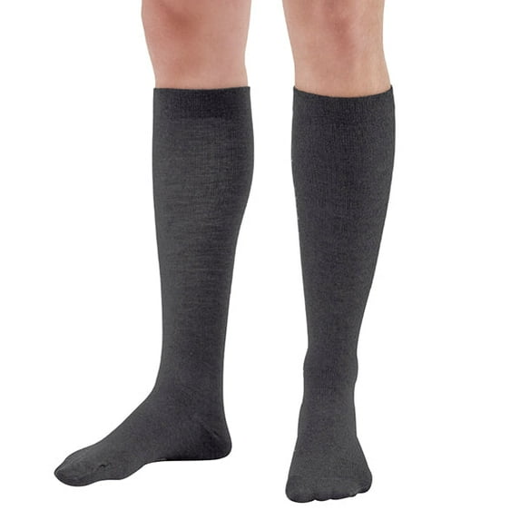 Ames Walker AW 162 Men's Wool Knee High Dress Socks 20-30 mmHg