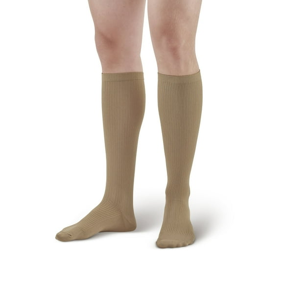Ames Walker AW 166 Men's Travel Knee High Socks 15-20 mmHg