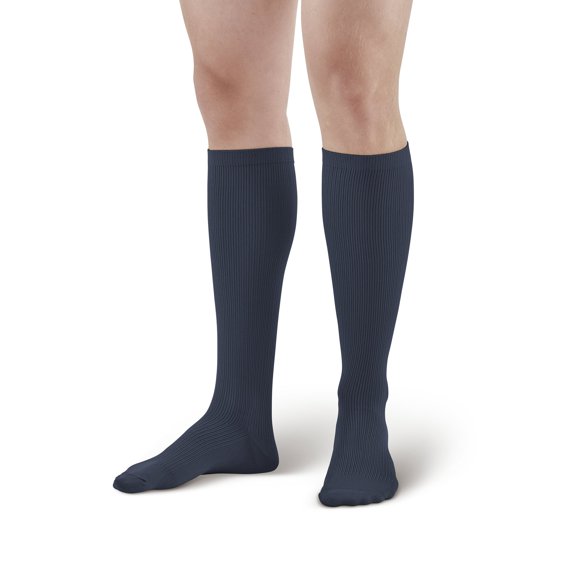 Ames Walker AW 166 Men's Travel Knee High Socks 15-20 mmHg