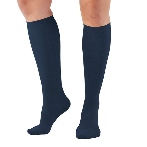 Ames Walker AW 167 Women's Travel Knee High Socks 15-20 mmHg