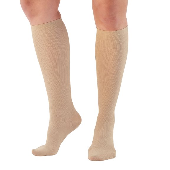 Ames Walker AW 167 Women's Travel Knee High Socks 15-20 mmHg