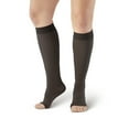 thumbnail image 1 of Ames Walker AW Style 201 Medical Support Open Toe 20-30 mmHg Firm Compression Knee High Stockings Black Medium, 1 of 4