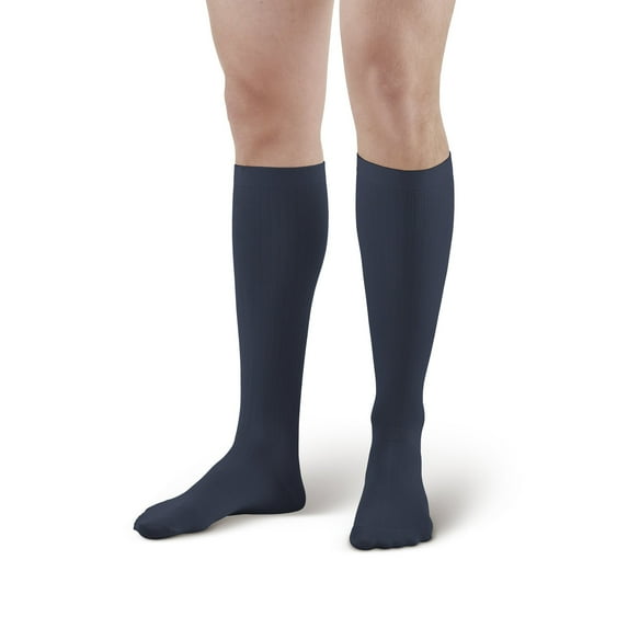 Ames Walker AW 638 Men's Microfiber Knee High Socks 8-15 mmHg