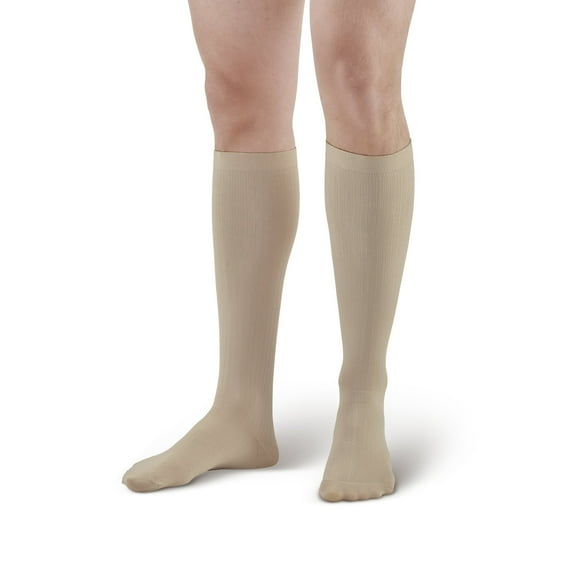 Ames Walker AW 638 Men's Microfiber Knee High Socks 8-15 mmHg