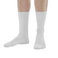 thumbnail image 1 of Ames Walker AW Style 736 Cotton Diabetic Crew Socks - Two Pack   - Soft cotton fabric suitable for sensitive or diabetic feet - Unisex, 1 of 3
