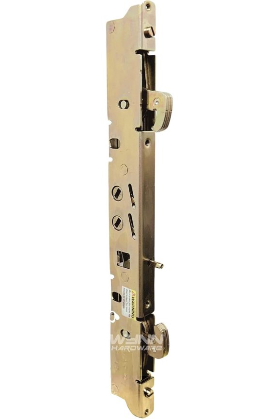 Amesbury Truth Dual Point 9-15/16" Mortise Lock (No FacePlate) with Anti-Slam Pin for Sliding Patio Glass Door Locking Mechanism Replacement | Fix and Repair Door Hardware Lock Set - Alloy Steel