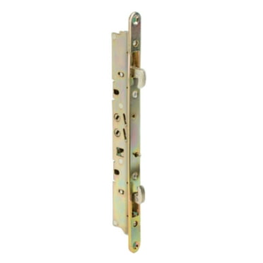 Amesbury Truth Multi-Point 11-3/4" Mortise Lock With Face Plate for Sliding Patio Glass Door | Dual Point Locking Mechanism | Lock Replacement for Sliding Door - GOLD