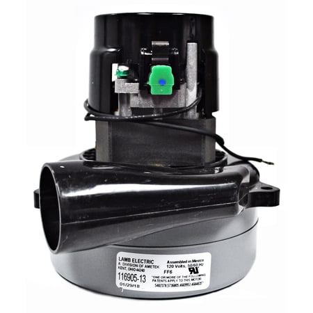 Ametek Lamb 5.7 Inch 120 Volt 2 Stage B/B Tangential Bypass Motor 166905-13