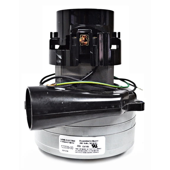 Ametek Lamb 5.7 Inch 2 Stage 240 Volts B/B Tangential Bypass Motor 122039-00