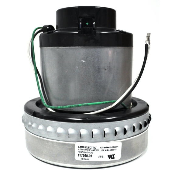 Ametek Lamb 7.2 Inch 2 Stage 120 Volt B/B Peripheral Bypass Motor 117560-01