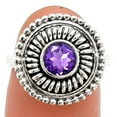 thumbnail image 1 of Amethyst 925 Sterling Silver Ring s.6.5 Jewelry R-1388 AGR1017_E_6.5, 1 of 6