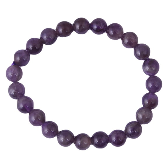 Amethyst Bracelet Healing and Vastu, Meditation, Protection Stylish Bracelet for Girls/Boys/Women(KI_132)