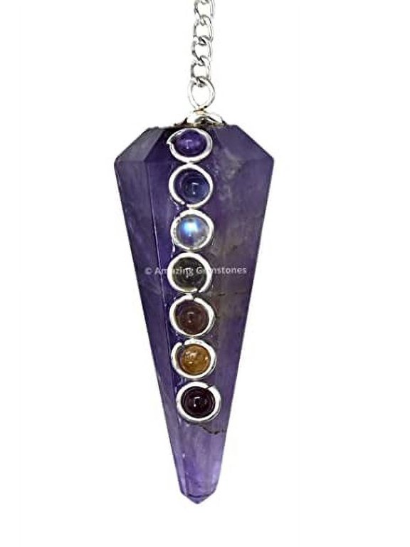 Amethyst Chakra Crystal Pendulum Divination