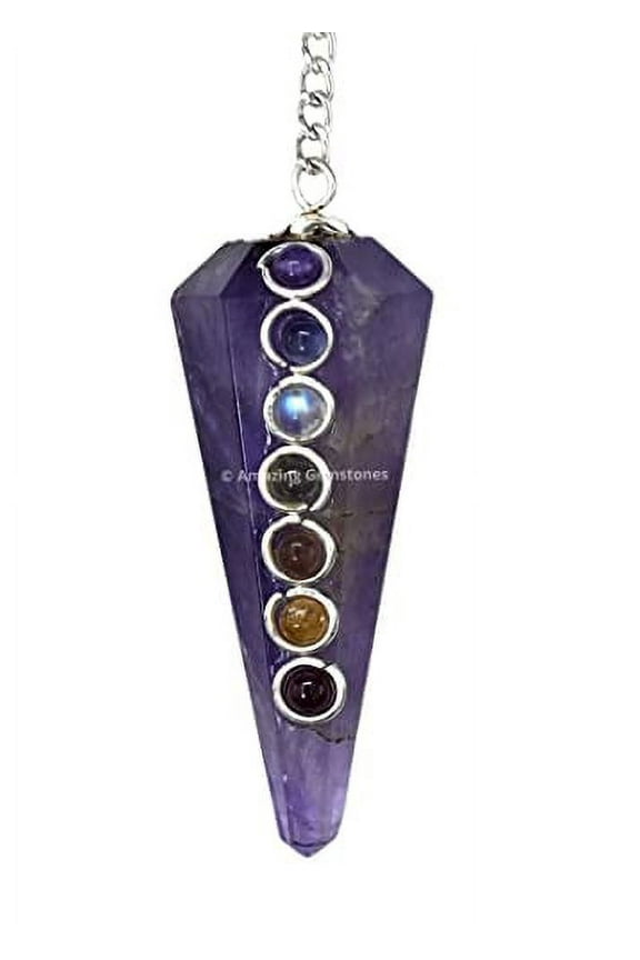 Amethyst Chakra Crystal Pendulum Divination