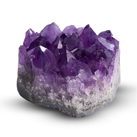 Amethyst Cluster for Meditation Natural Crystals and Healing Stones Healing Crystals for Energy Healing Crystal Decor for Home Spiritual Decor for Altar, Desk, or Sacred Space, 51-100 Grams
