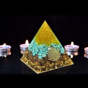 Amethyst Crystal Orgonite Pyramids Chakra Crystal Healing Crystals Emf Protection for Mediation Reiki Healing Extra Large