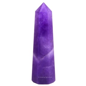 Amethyst Crystal Tower Obelisk Point (3" to 4" INCH)