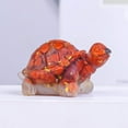 thumbnail image 1 of Amethyst Crystal Turtle Figurine, Hand-Carved Natural Healing Stone Tortoise for Luck and Prosperity, Pocket-Sized Feng Shui Paperweight Gift with Display Box, 1 of 5