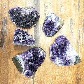 Amethyst Cut Base Geode 5.5-7" over 1.0 lb
