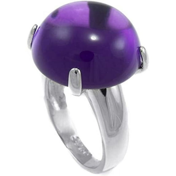 Amethyst Dome Ladies Cocktail Ring RL169 (9)
