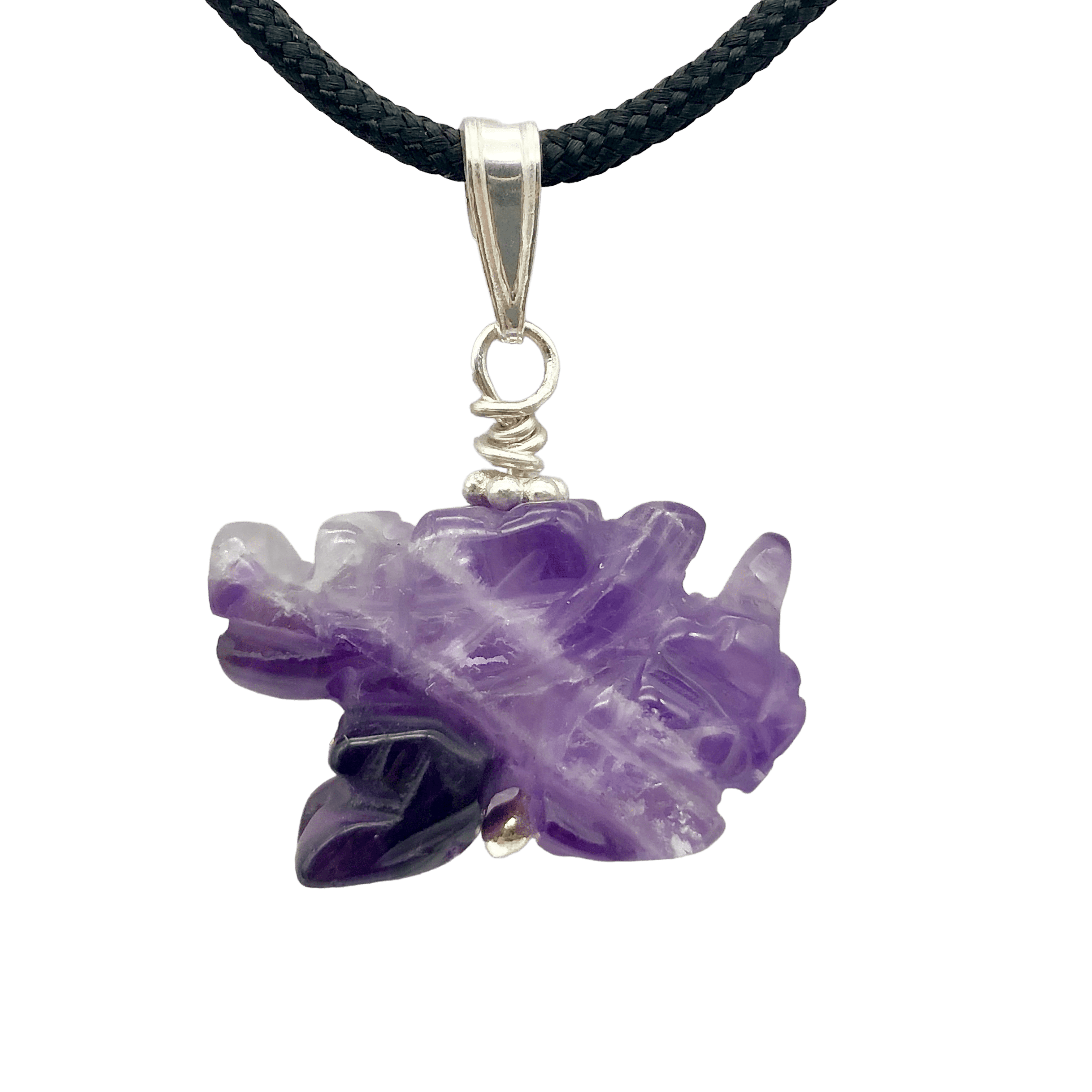 Amethyst Dragon Necklace