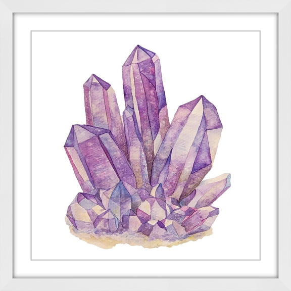 "Amethyst" Framed Painting Print