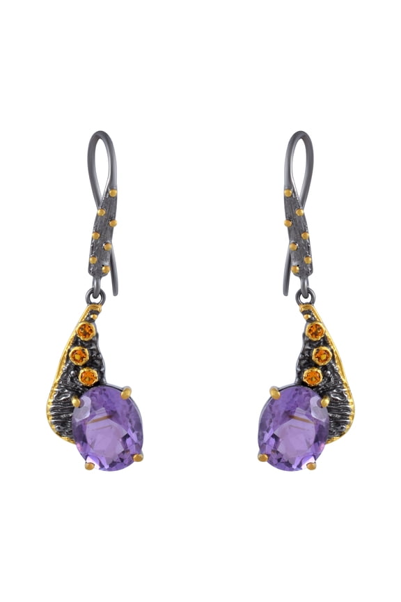 Amethyst Gemstone Earring