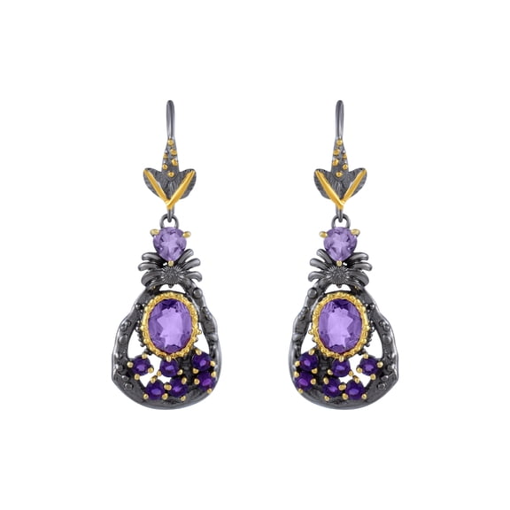 Amethyst Gemstone Earring
