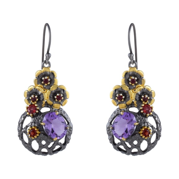 Amethyst Gemstone Earring