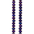 thumbnail image 2 of Natural Brazil Amethyst Beads Faceted Rondelle Beads 5mm 2 of 12