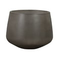 thumbnail image 1 of Amethyst Medium Round Lightweight Concrete Indoor or Outdoor Planter in Gray, 1 of 4