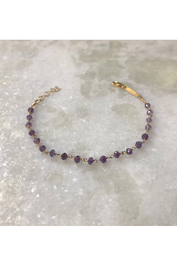 Amethyst Multi Wrap Bracelet