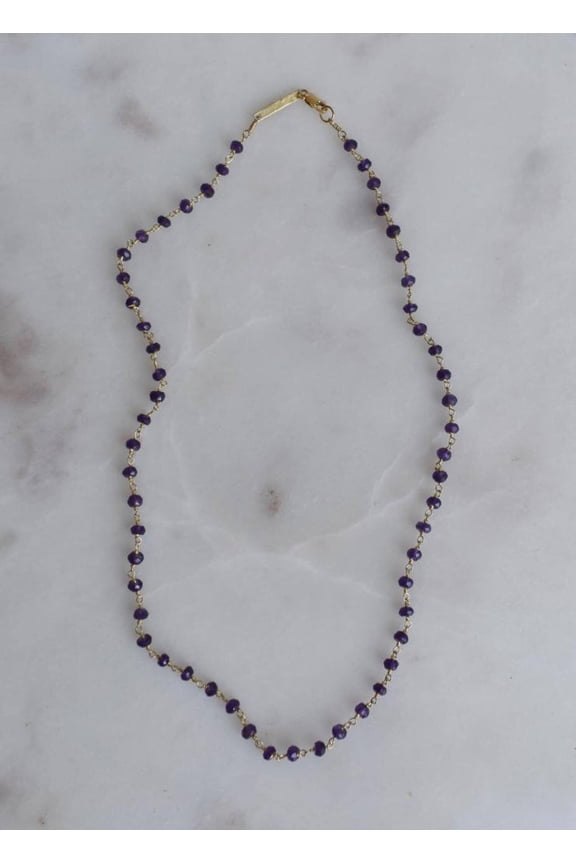 Amethyst Multi Wrap Necklace